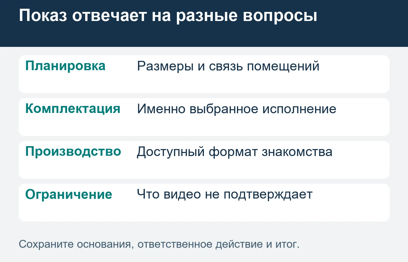 Поездку предлагают для существенной личной проверки, а не как обязательный шаг для любого обращения.